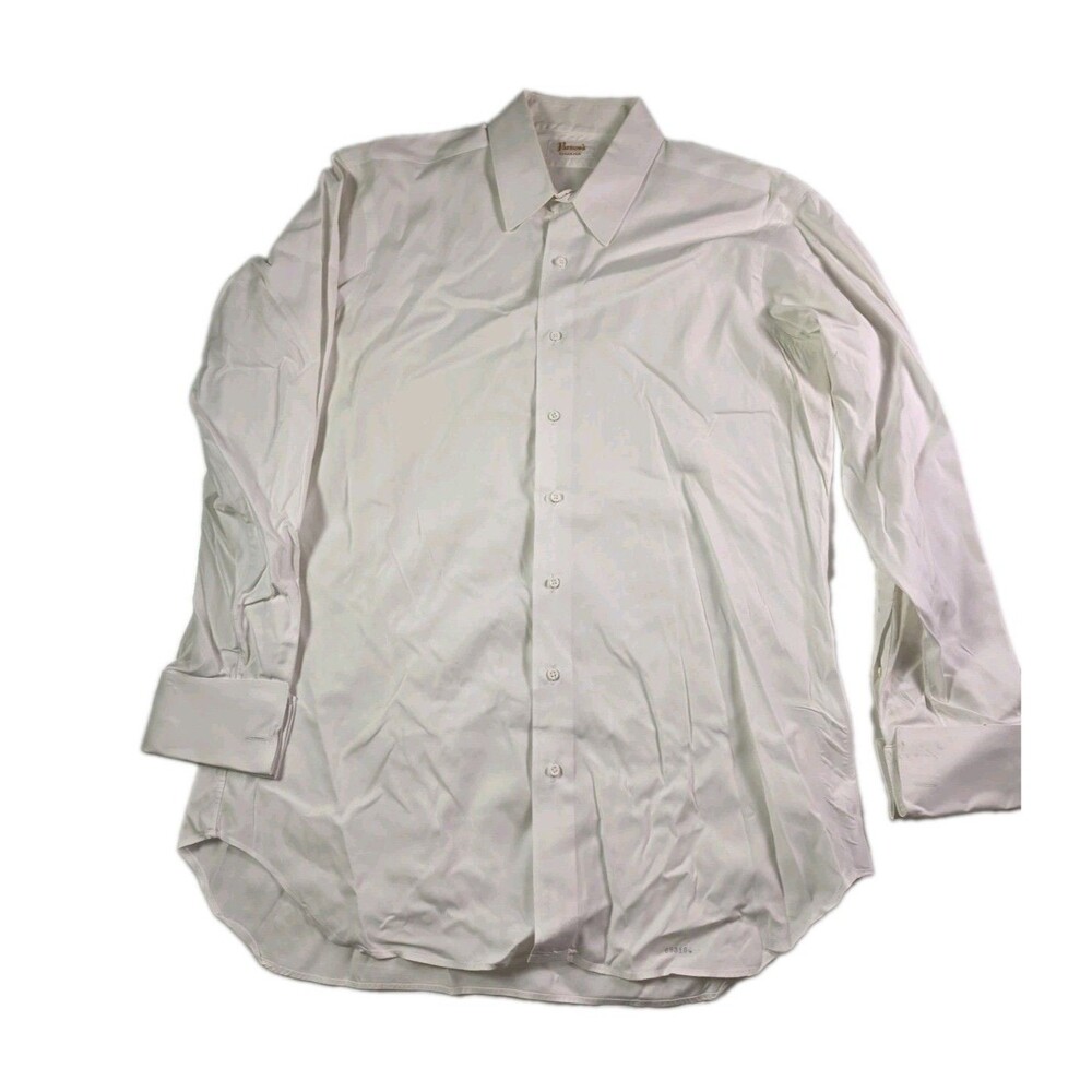 Vintage Parsow's Omaha Nebraska Mens Tuxedo Dress Shirt Large